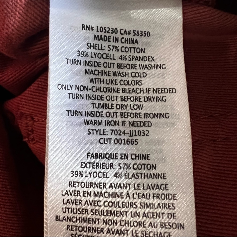 Joie Park slim fit zipper ankle cargo pants size 31 excellent condition - Picture 15 of 15